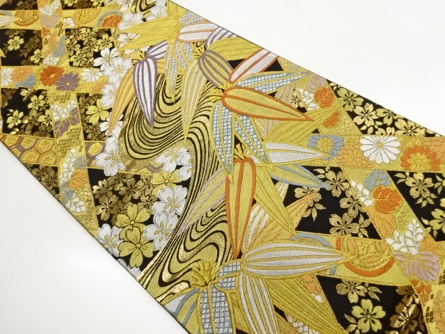 JAPANESE KIMONO / FUKURO OBI / WOVEN FLORAL / CLASSICAL PATTERNS AGAIN